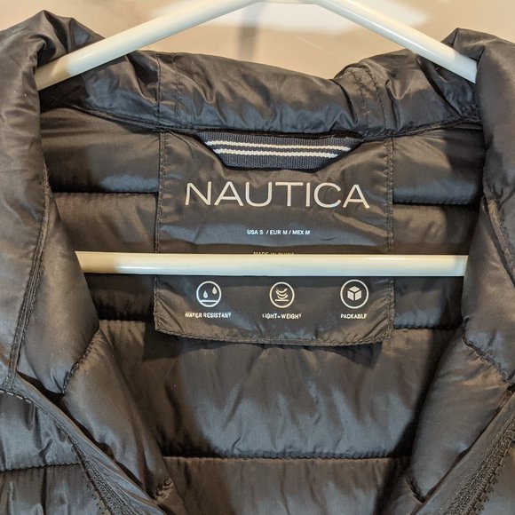 Nautica Synthetic Puffy Women's Jacket with Hood - Picture 2 of 14